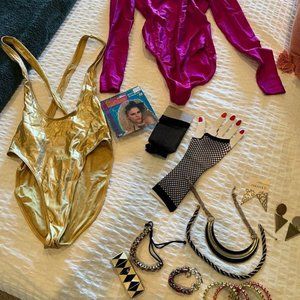 Huge Lot 80's/Cyndi Lauper Costume & Accessories - S